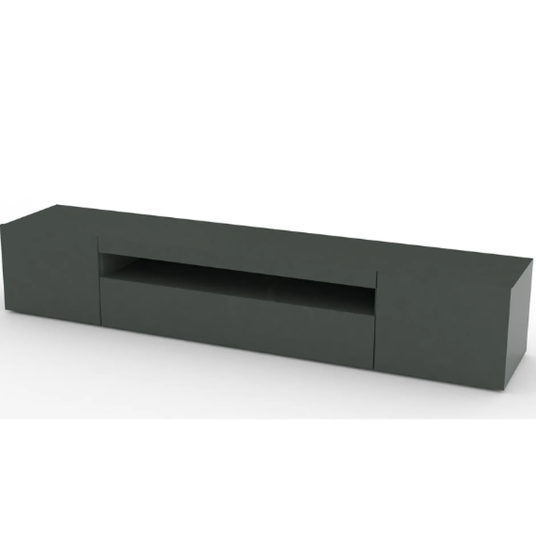TV-Schrank Cosmopolitan | 200 x 40 x 36,5 cm | Anthrazit