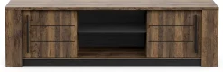 TV-Schrank Monaco | 184,5 x 42,3 x 52,2 cm | Braun