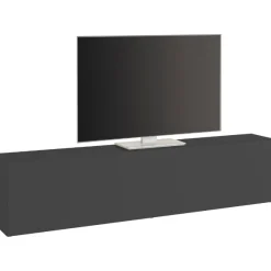 TV-Schrank Natasha | 180 x 30 x 40 cm | Anthrazit-farbig
