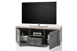 TV-Schrank Norah 122cm - grau/braun