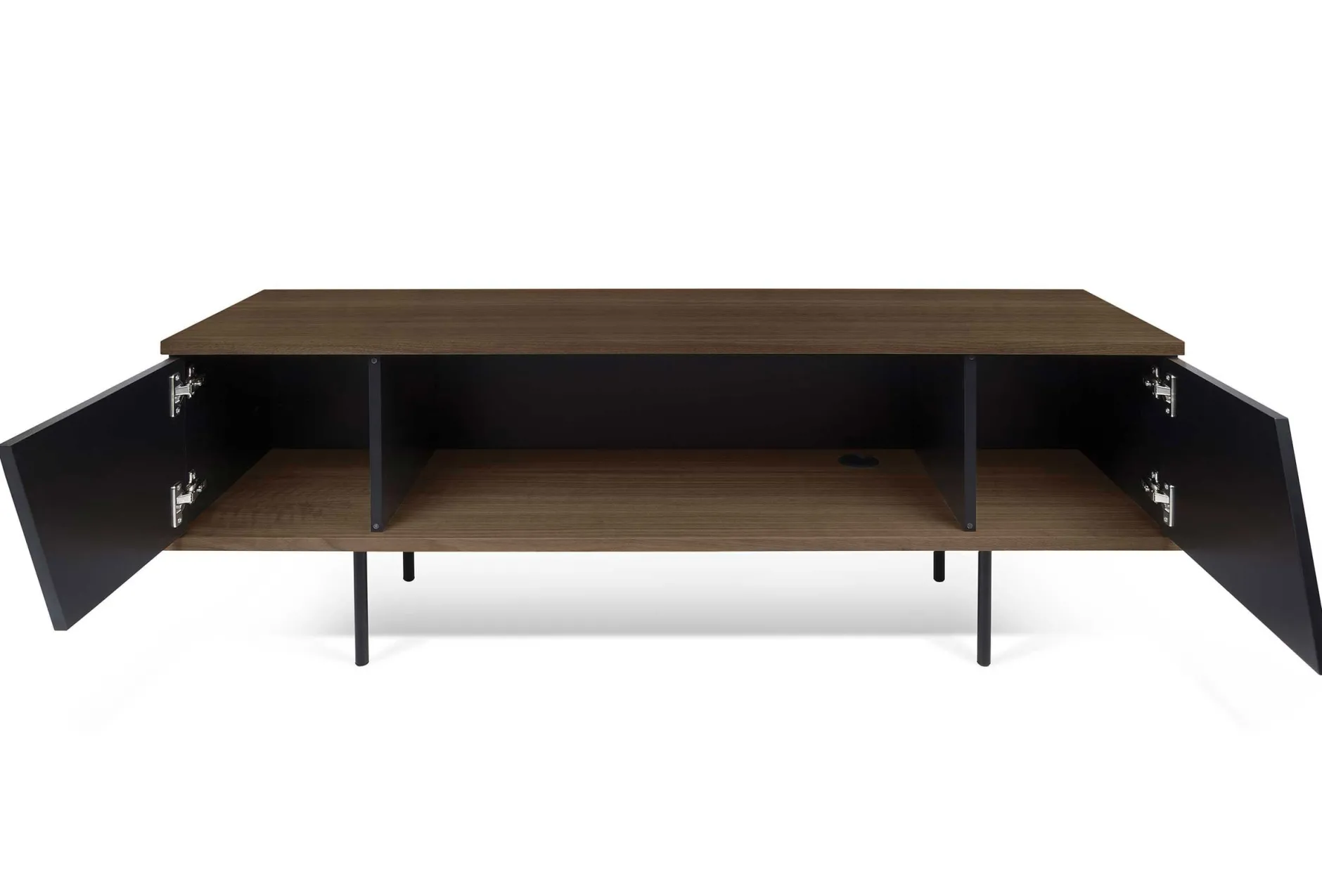 TV-Schrank Pixie 140cm - noyer/noir