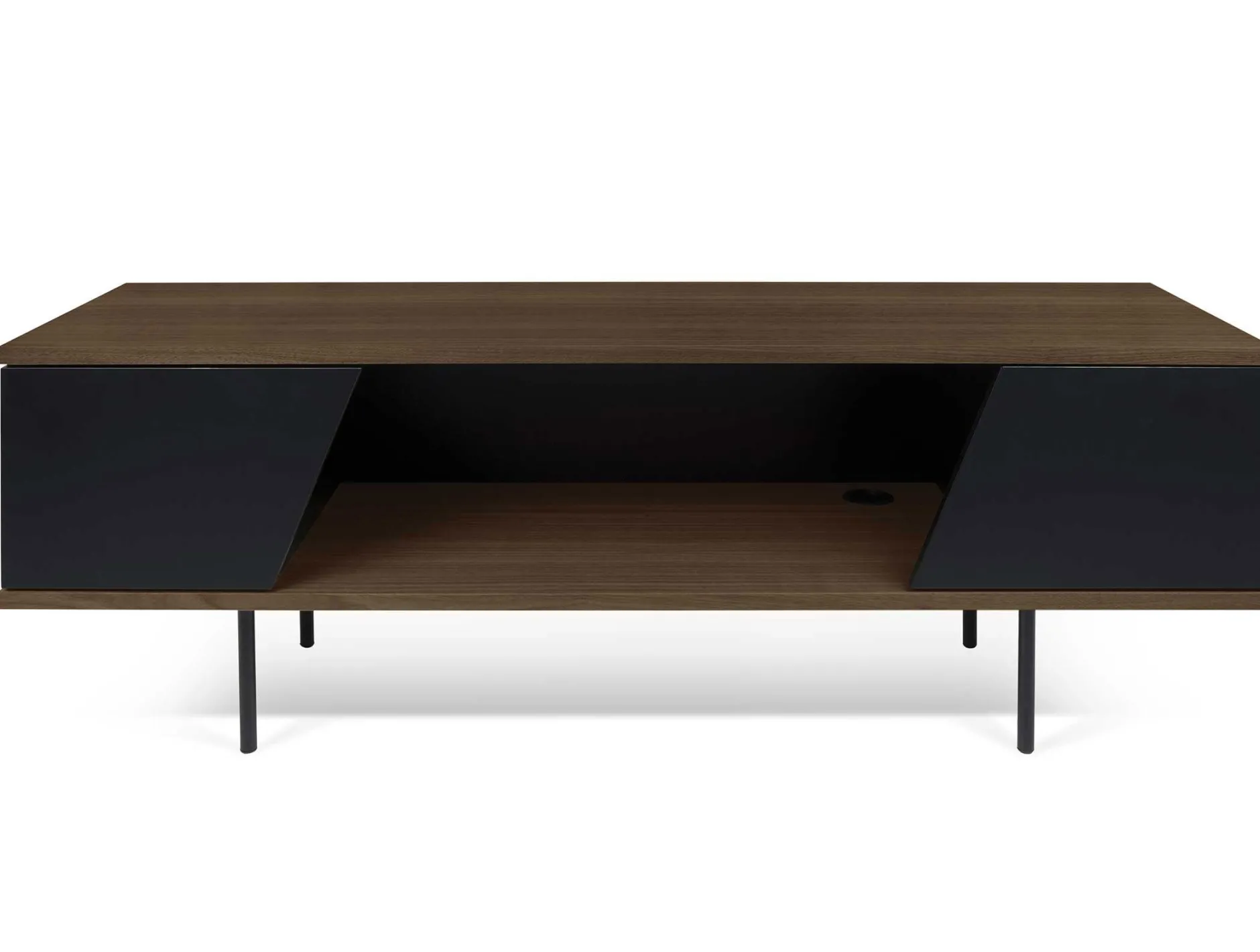 TV-Schrank Pixie 140cm - noyer/noir