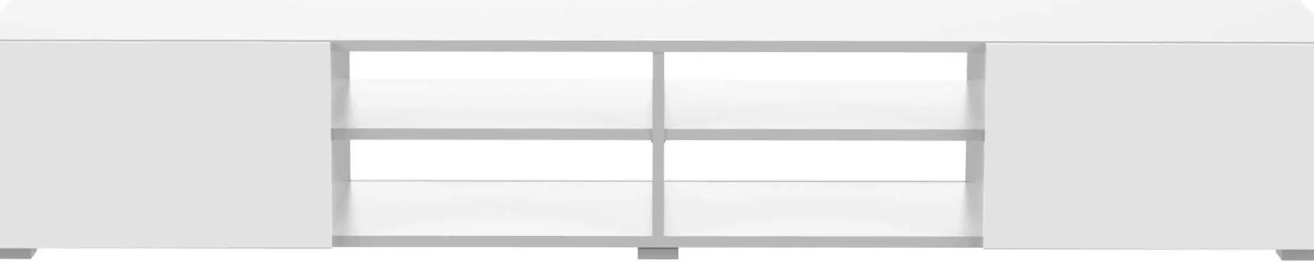 TV-Schrank Podium 185 cm - weiß