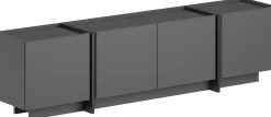 TV-Ständer Lowen - 100% MELAMINE - Anthrazit - 46 x 35 x 180 cm