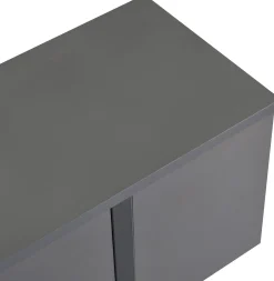 TV-Ständer Onera - 100% MELAMINE - Anthrazit - 50 x 30 x 180 cm