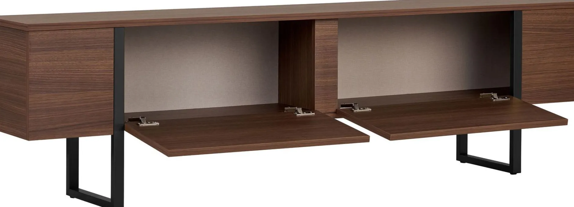 TV-Ständer Onera - 100% MELAMINE - Walnuss - 50 x 30 x 180 cm