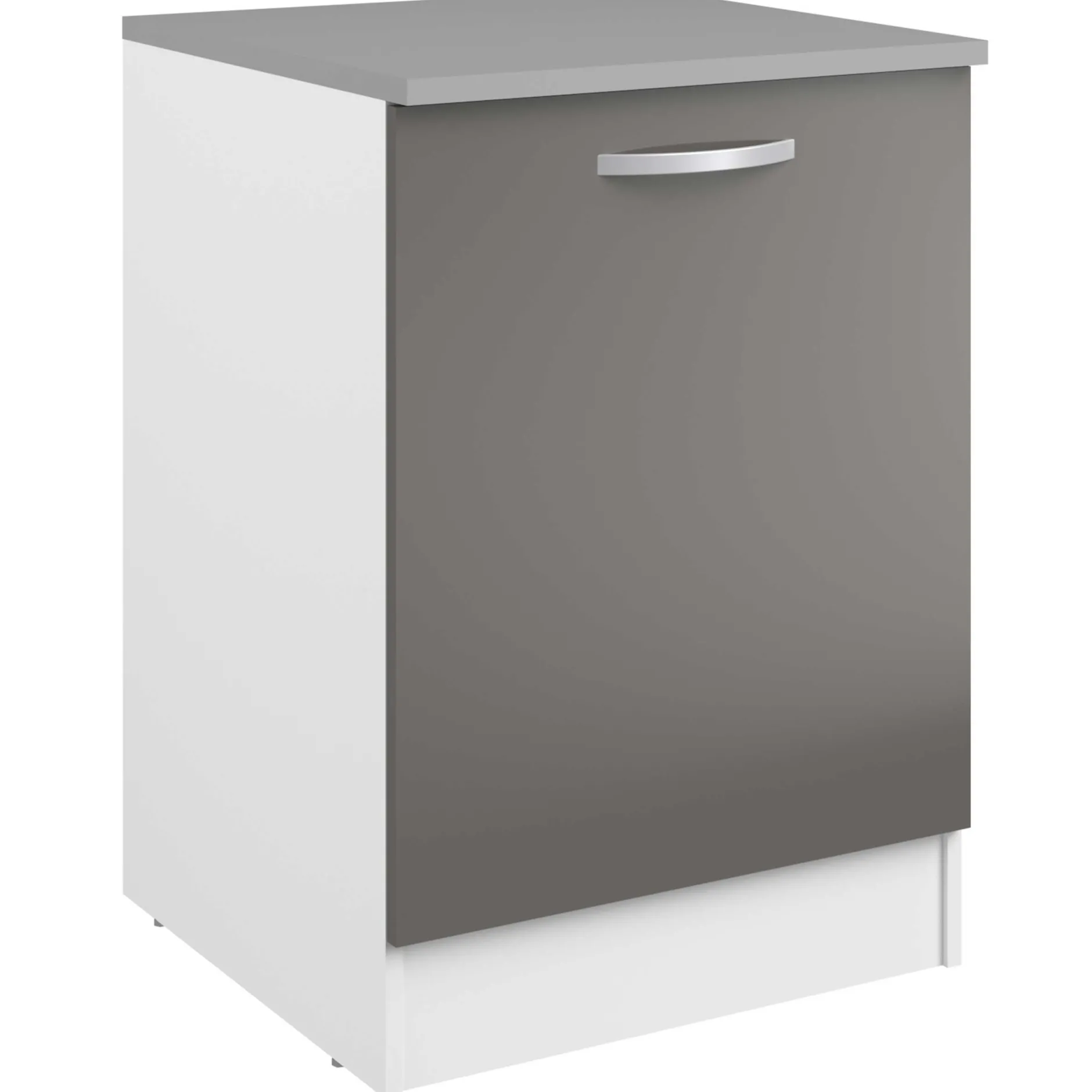 Unterschrank Eko 60 cm mit Tür - grau