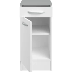 Unterschrank Eko 40x60 cm mit Schublade und Tür - weiß