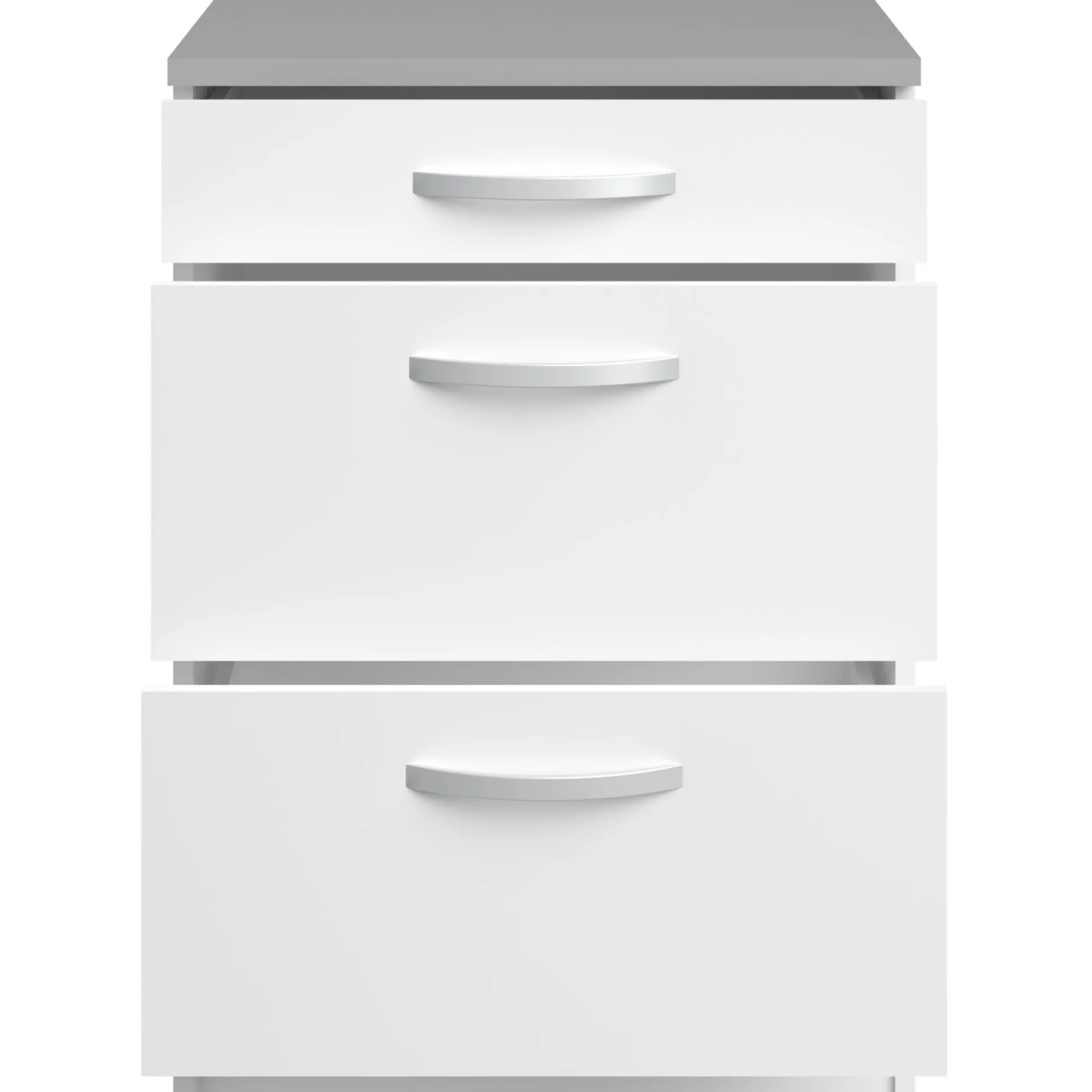 Unterschrank Eko 60x60 mit 3 Schubladen - weiß