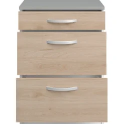 Unterschrank Eko 60x60 mit 3 Schubladen - Eiche