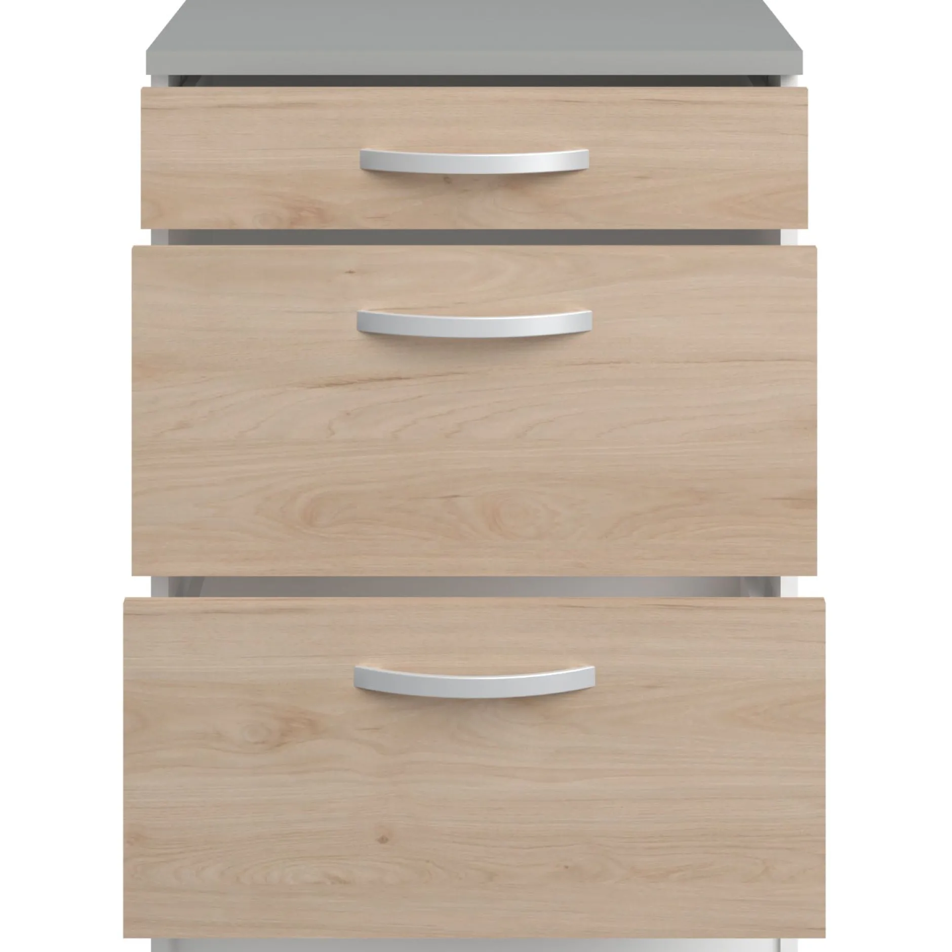 Unterschrank Eko 60x60 mit 3 Schubladen - Eiche