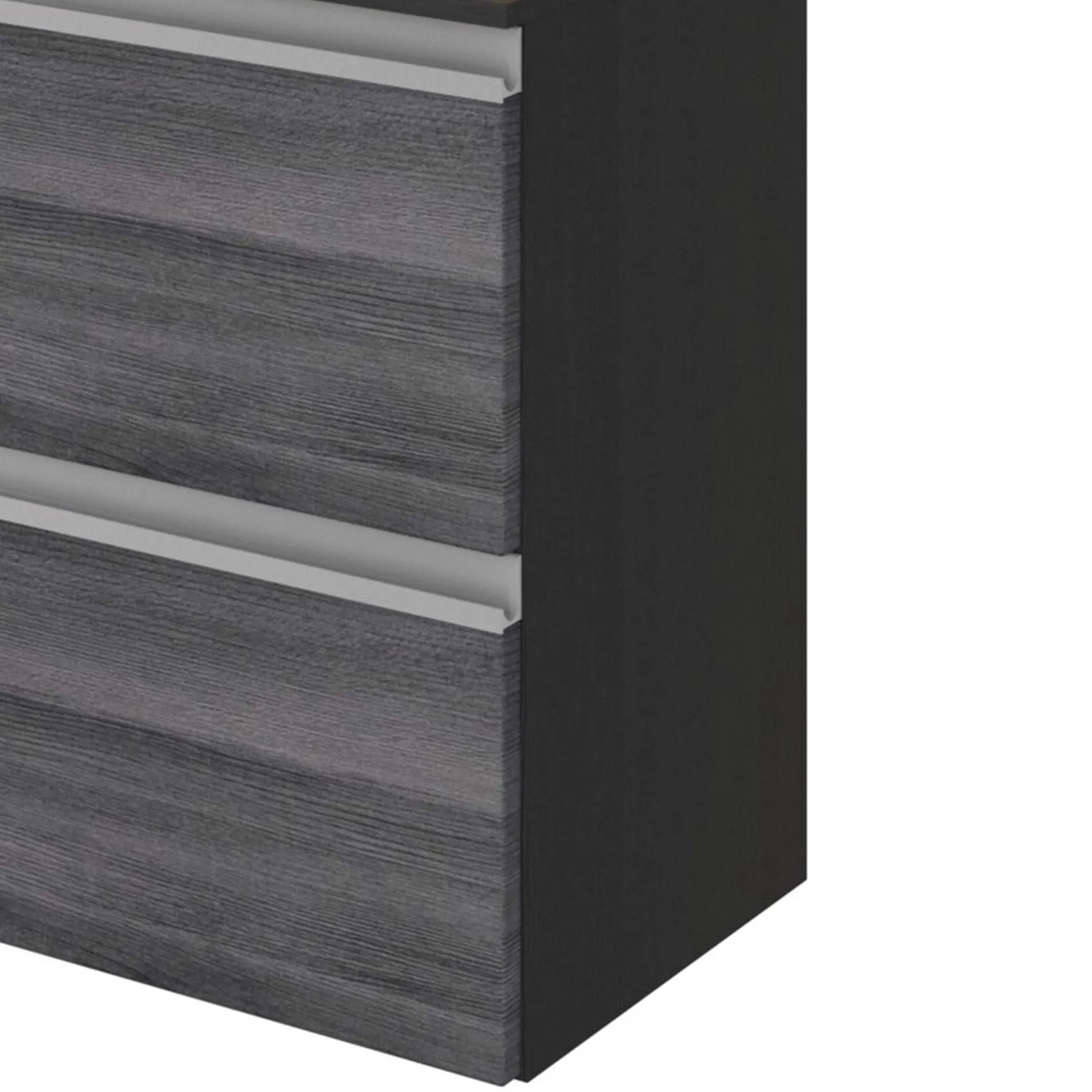 Unterschrank Lotuk 60cm 1 Tür und 1 Schublade - Eiche grau