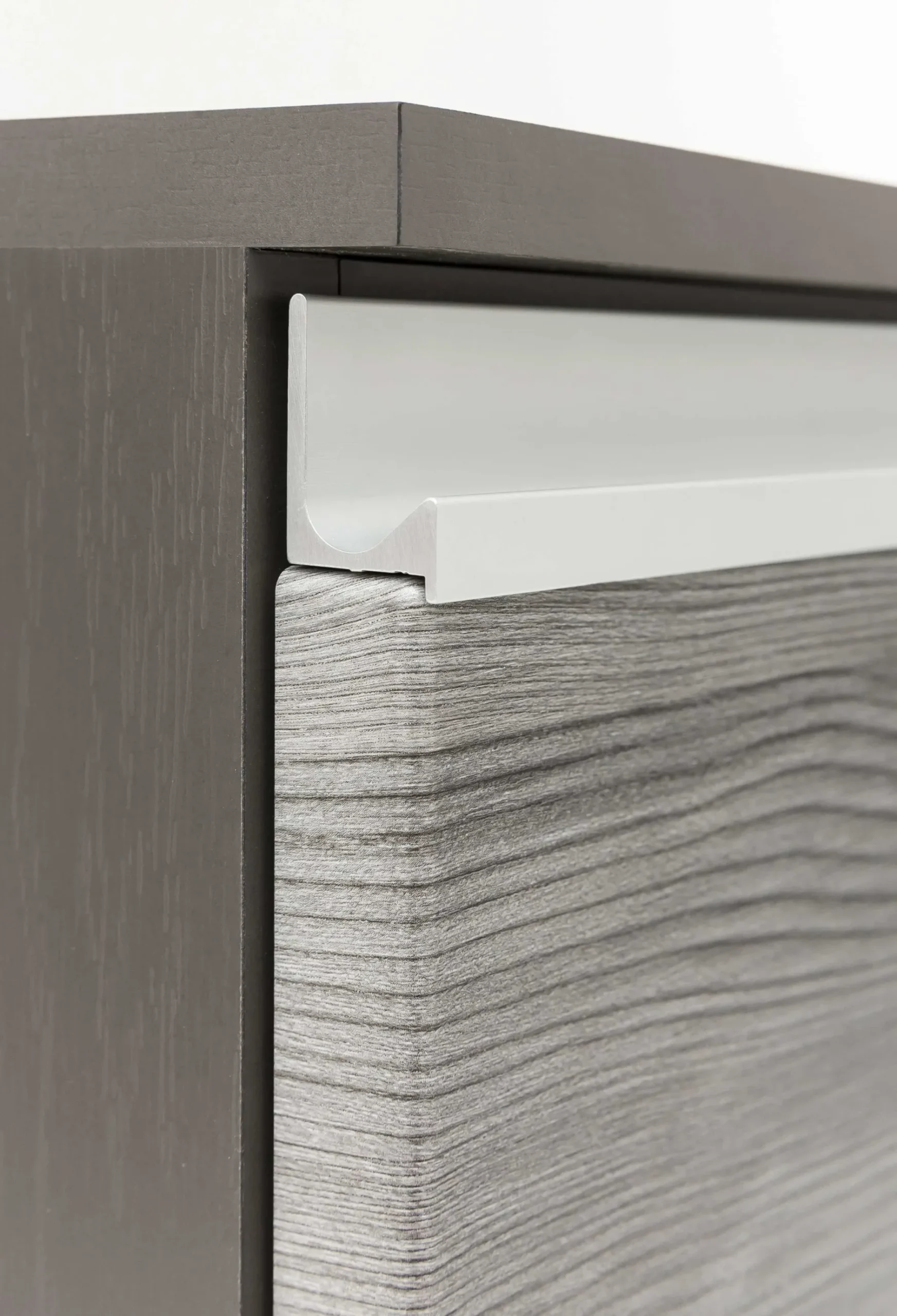 Unterschrank Lotuk 60cm 1 Tür und 1 Schublade - Eiche grau