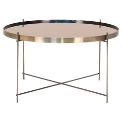 Venezia Couchtisch - Messingoptik | Ø70xh40cm