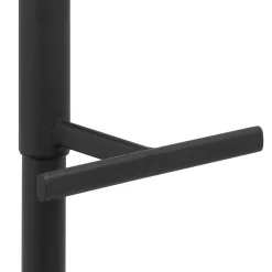 Verstellbarer Barhocker Adèle 65-86cm - anthrazit/schwarz
