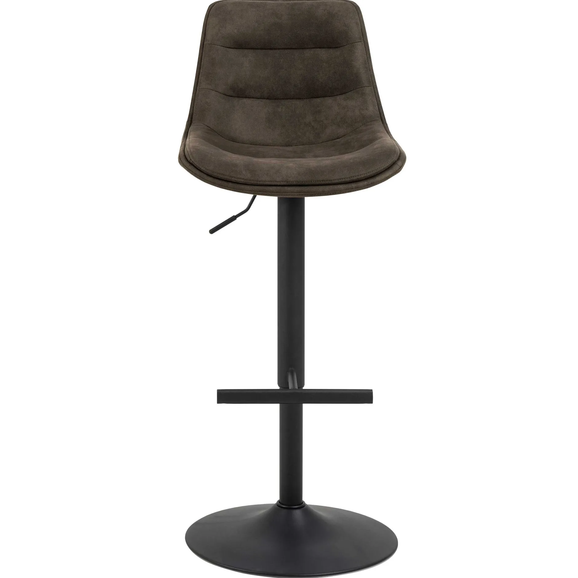 Verstellbarer Barhocker Adèle 65-86cm - anthrazit/schwarz