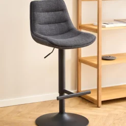 Verstellbarer Barhocker Adèle - 65-86cm - dunkelgrau