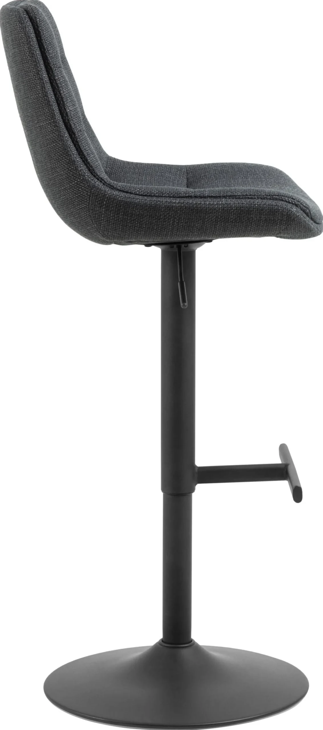 Verstellbarer Barhocker Adèle - 65-86cm - dunkelgrau