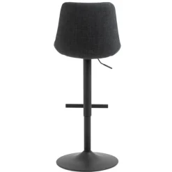 Verstellbarer Barhocker Adèle - 65-86cm - dunkelgrau