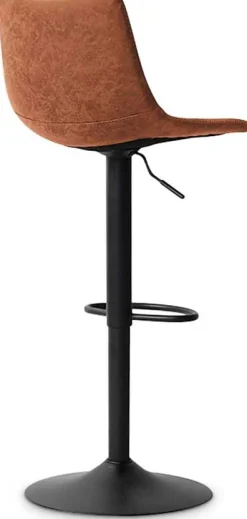 Verstellbarer Barhocker Fontana - cognac