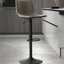 Verstellbarer Barhocker Fontana - grau