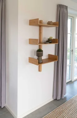 Villa Wandregal - 50x102cm - Bambusholz