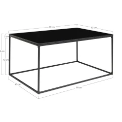 Vita Black Couchtisch - Stilvoll und modern