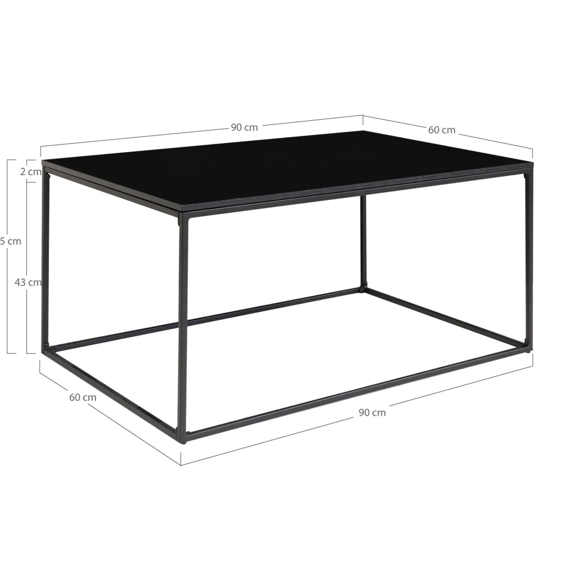 Vita Black Couchtisch - Stilvoll und modern