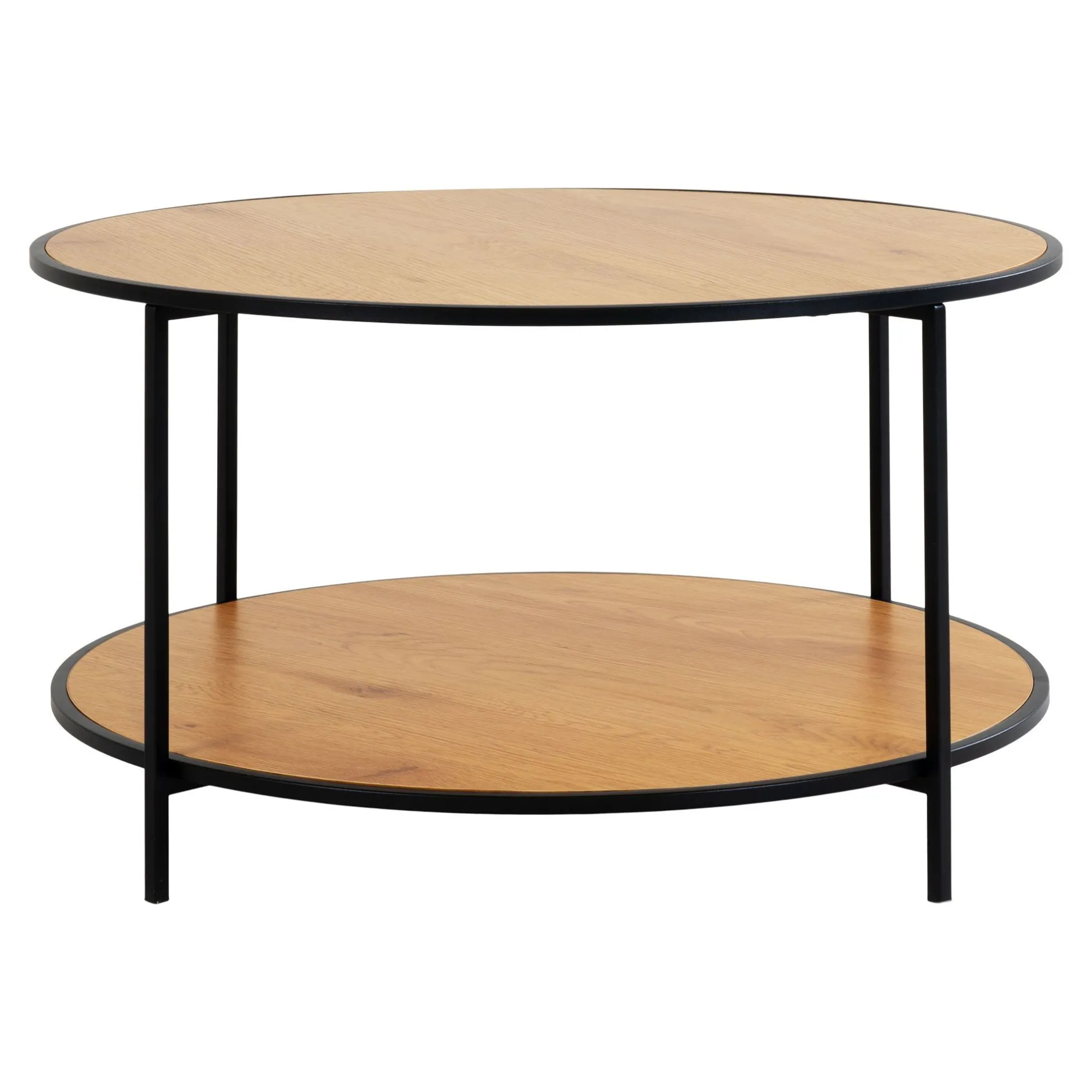 Vita Couchtisch Eiche Natur - Ø80x45 cm