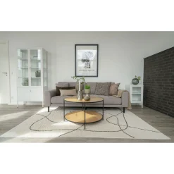 Vita Couchtisch Eiche Natur - Ø80x45 cm