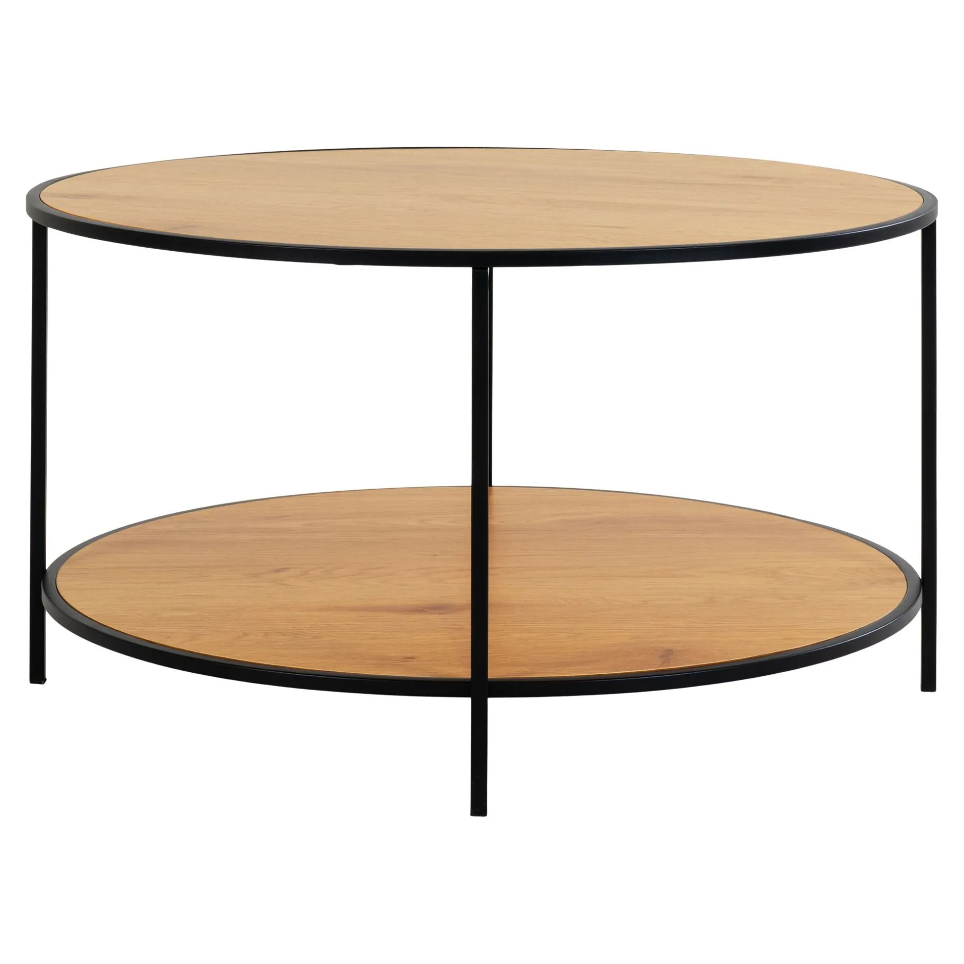 Vita Couchtisch Eiche Natur - Ø80x45 cm