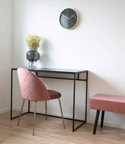 Vita Desk - Schwarz | Modern Desk | 100x45x75 cm