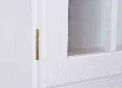 Vitrinenschrank Abaco - weiß