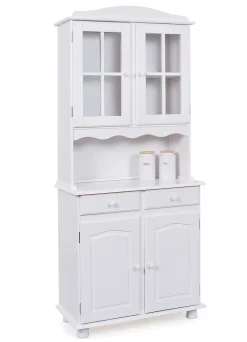 Vitrinenschrank Abaco - weiß