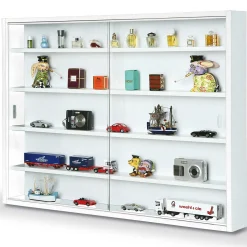 Vitrinenschrank Collecty - weiß