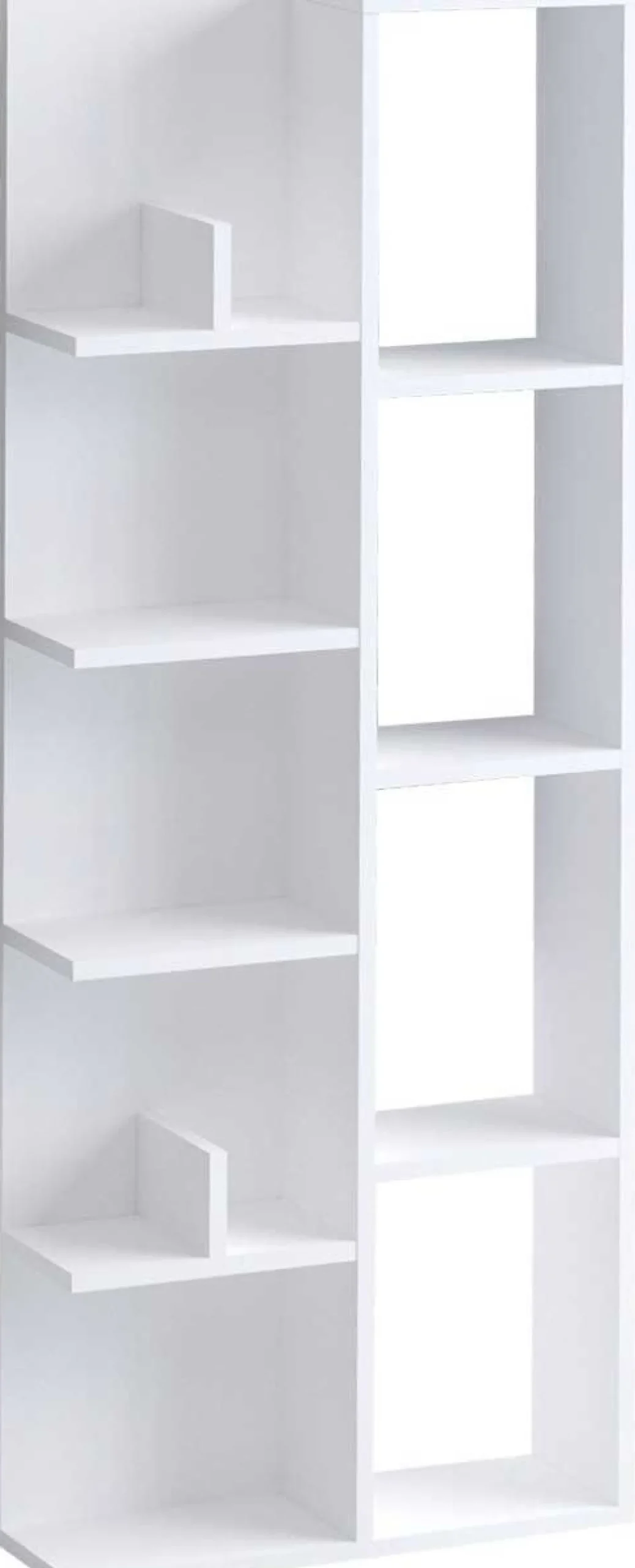 Viva Bücherregal | 100 % MELAMIN | Weiß