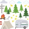 Wandaufkleber Campingplatz