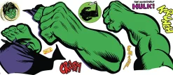 Wandaufkleber Classic Hulk
