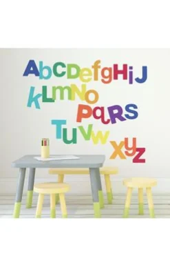 Wandaufkleber Mehrfarbiges Alphabet