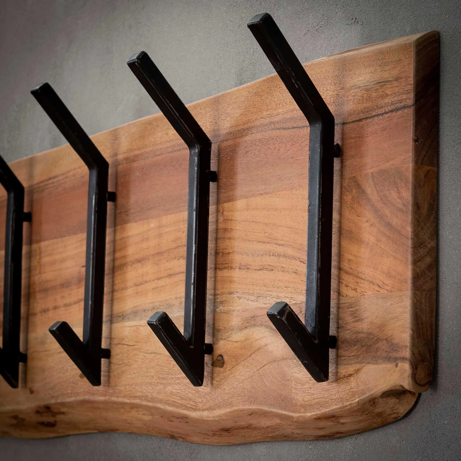 Wandgarderobe Edge 6 Haken