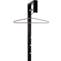 Wandgarderobe | 20 x 4 x 70 cm | Schwarz