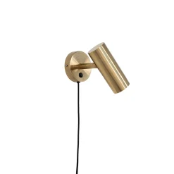 Wandleuchte Parisien | 15 x 10 x 22 cm | Kupfer / Metall - 190 cm Schnur