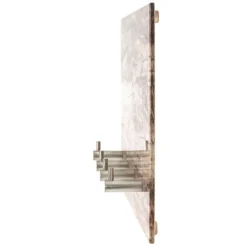 Wandpaneel mit 8 Haken | 30 x 5 x 21 cm | Wild Oak Design