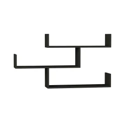 Wandregal Tibet - 100% MELAMINE - Anthrazit - 120 x 67 x 22 cm