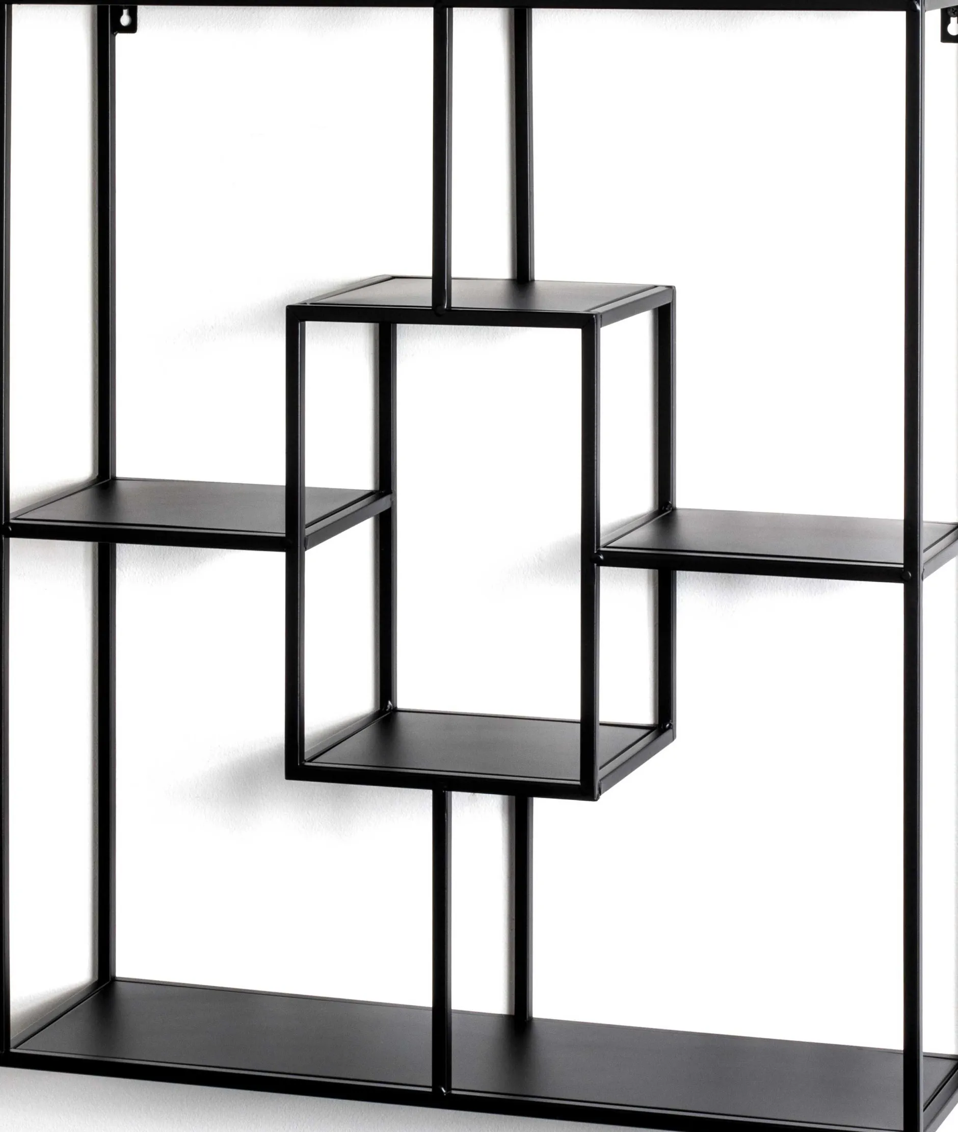 Wandregal | 60 x 18 x 70 cm | Schwarz