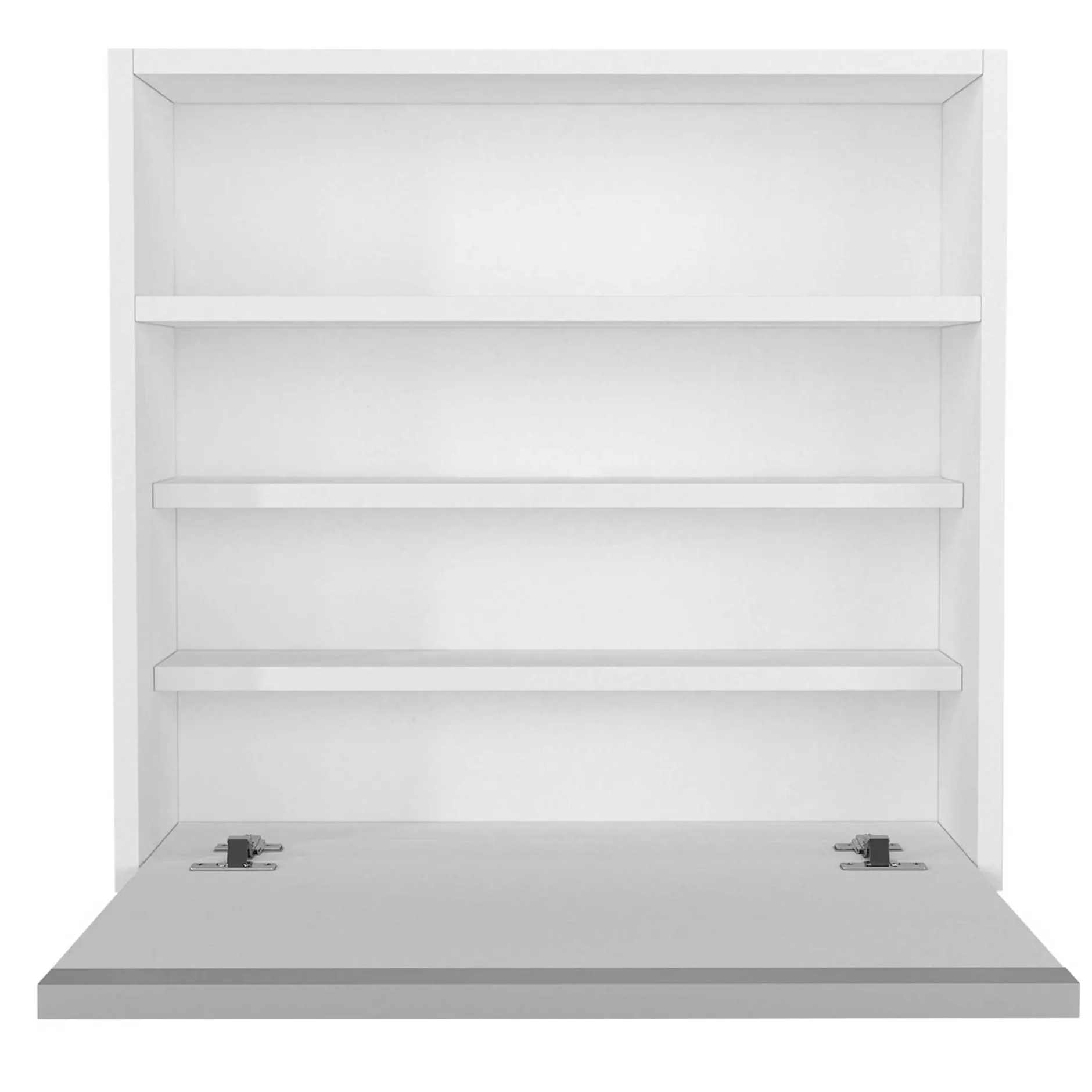 Wandschreibtisch Viola - 64x19x60cm - mit Ablagefläche - weiß