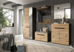 Wandspiegel Canu Xonox - Basaltgrau - 80x73x2 cm