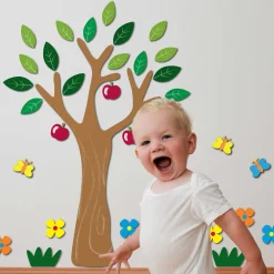Wandsticker 3D Apfelbaum - Schaumsticker