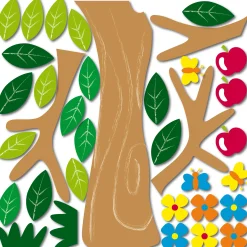 Wandsticker 3D Apfelbaum - Schaumsticker