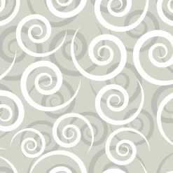 Wandsticker 3D Grey Swirl - Schaumsticker